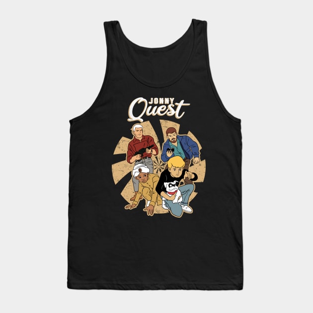 Retro Jonny Quest Tank Top by OniSide